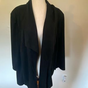 Waterfall collar cardi